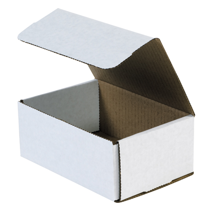 7.125x8x5 white corrugated mailers