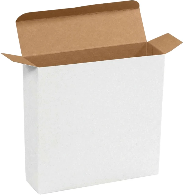 7.25 x 2 x 7.25 White Reverse Tuck Folding Cartons 7.25 x 2 x 7.25 White Reverse Tuck Folding Cartons
