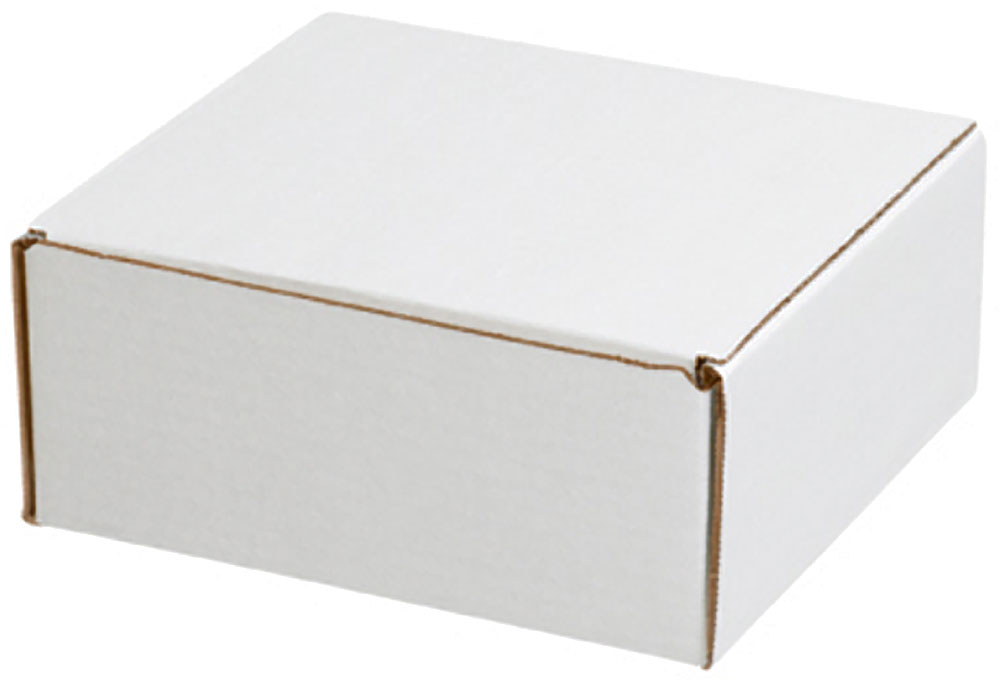 7.5x7x3.25 white literature mailer