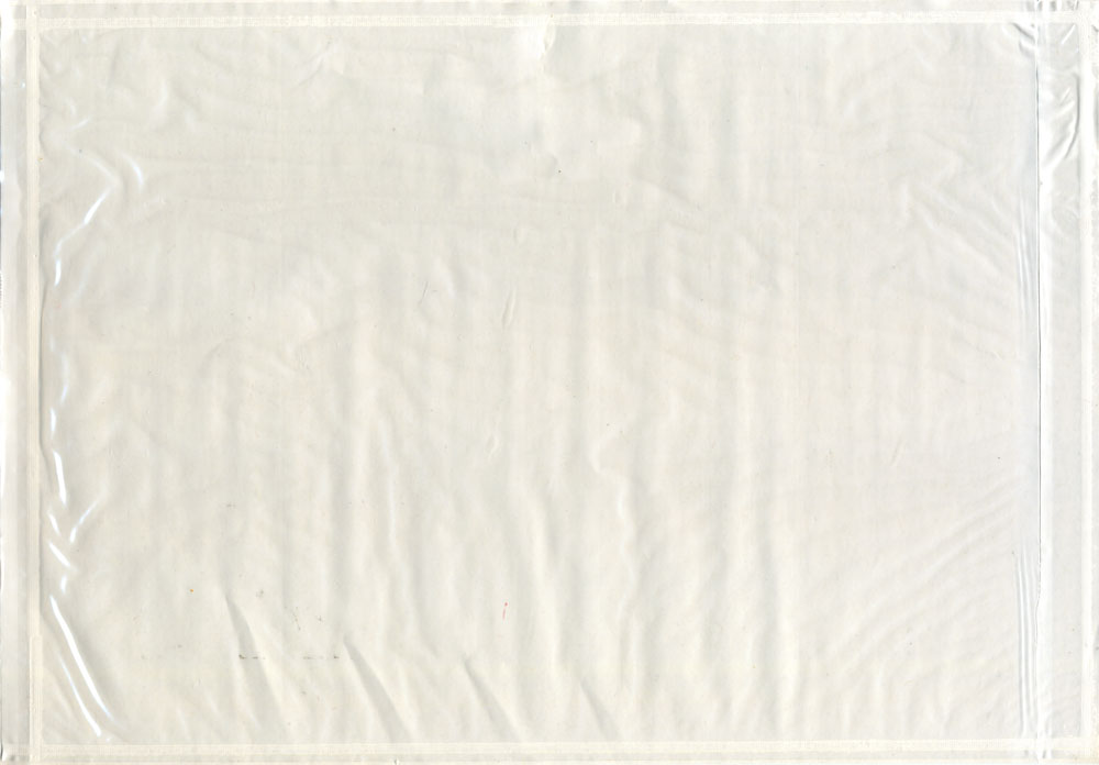 Packing List Plain Face Back Loading Packing Envelope 7" x 10"