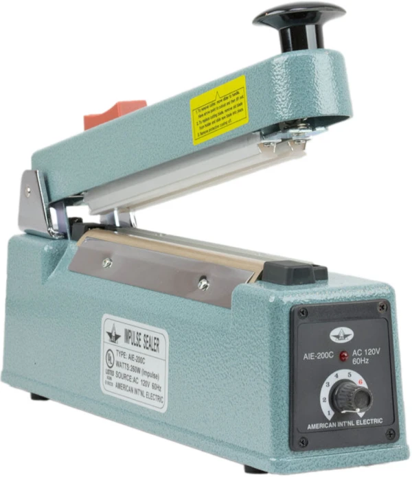 8 Inch Impulse Sealer with Cutter 8 Inch Impulse Hand Held Impulse Sealer with Cutter