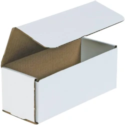 8" x 3" x 3" White Corrugated Mailers