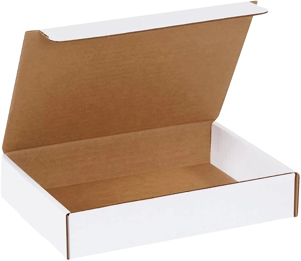 9 x 6.5 x 1.75 white literature mailer 9x6.5x1.75 white literature mailer
