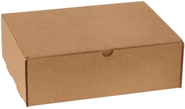 9 x 6.5 x 2.75 Kraft Literature Mailer Securely Closed Kraft 9x6.5x2.75 Literature Mailer Securely Closed