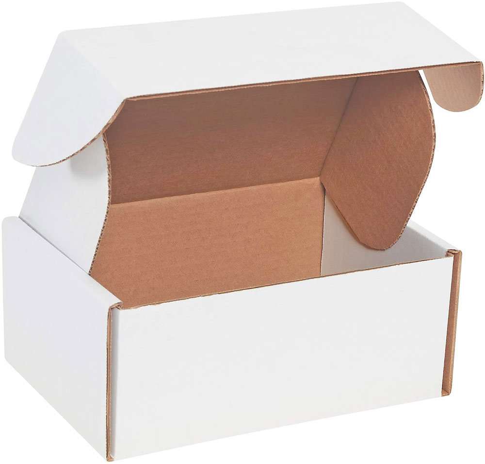 White 9x6.5x4 deluxe literature mailer