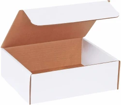 9" x 7 1/2" x 3" White Literature Mailers