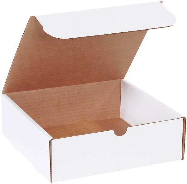 9 x 9 x 3 white literature mailer White 9x9x3 literature mailer