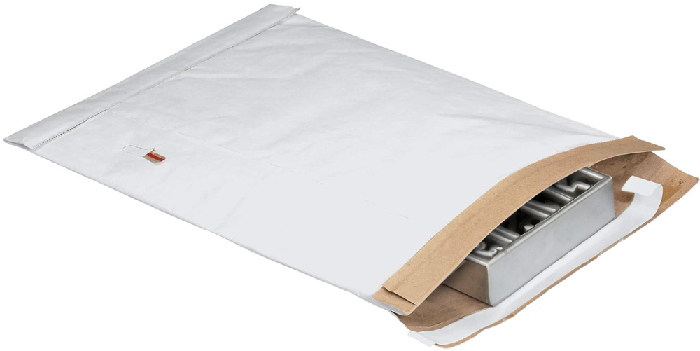 9.5 x 14 Self Seal White Padded Mailing Envelopes Protecting Metal Puzzle
