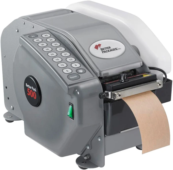 Better Pack 500 Paper Tape Dispenser BP500 Electronic Water Activated Gummed Paper Tape Better Pack 500 Dispenser