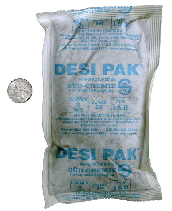 8 Desi-Pak #3827 5x8 Tyvek Desiccant Packet