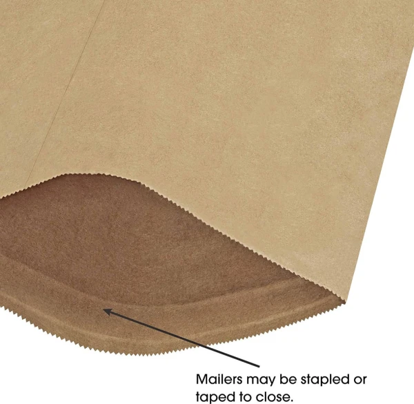 Kraft Padded Mailers May Be Stapled or Tapped Shut Kraft Padded Mailers May Be Stapled or Tapped Shut