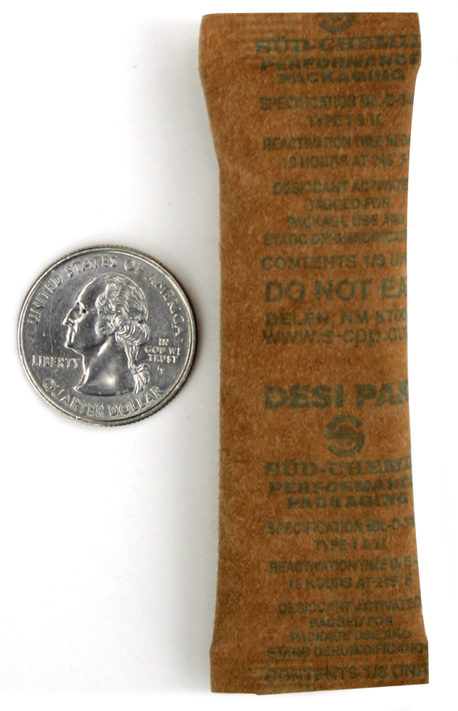 1/3 Clay Desiccant Packets