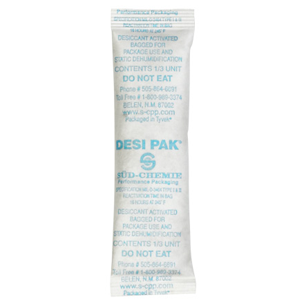 1/3 Clay Tyvek Desiccant Packets 1/3 Clay Tyvek Desiccant Packets