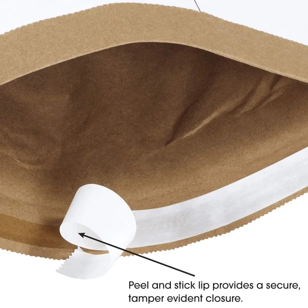White padded mailers with peel and stick lip provides a secure tamper evident seal White self seal padded mailing envelopes peel and stick lip provides a secure tamper evident seal