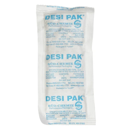 2 Tyvek Desi-Pak #200002886 3 x 6 1/2 Clay Tyvek Desiccant Packets