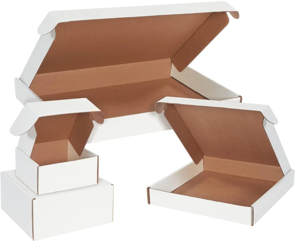 9x6.5x2.75 Deluxe Literature Mailer Group 9 x 6.5 x 2.75 White Cardboard Literature Mailer Group