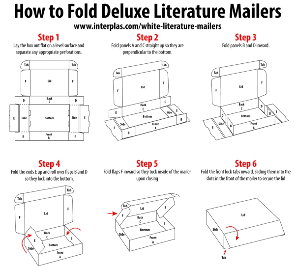 How to fold literature mailers How to fold literature mailers