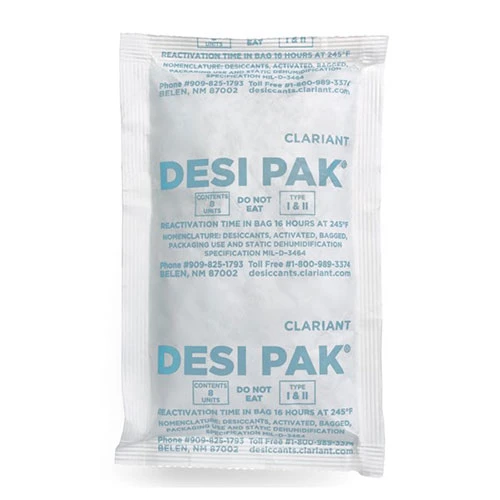 1/6 Tyvek Desi-Pak #29904327698 1 x 2.5 Clay Tyvek Desiccant Packet