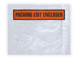 Panel Face Packing List Envelopes