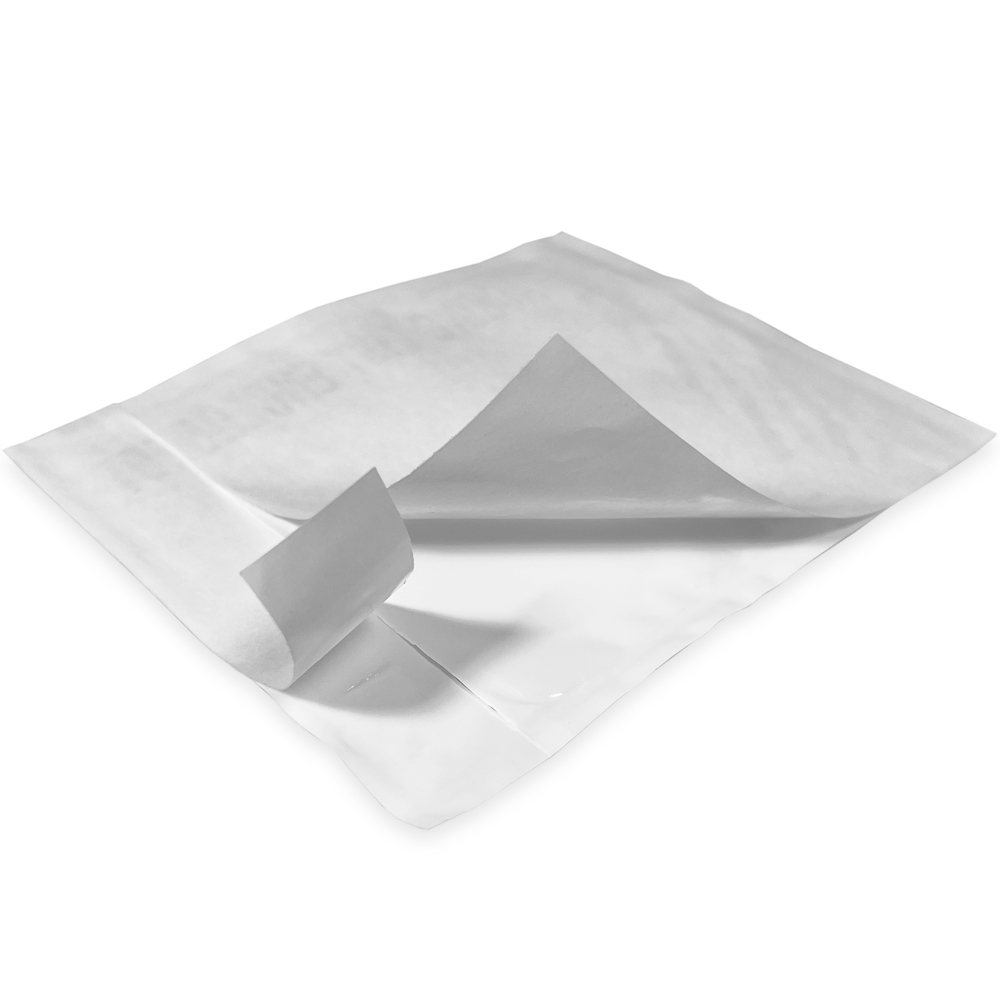 Close up of 4 1/2 x 5 1/2 Panel PACKING LIST ENCLOSED American Flag Adhesive Backing