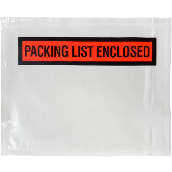 4.5 x 5.5 Packing List Enclosed Packing List Envelope Physical 4.5 x 5.5 Packing List Enclosed Packing List Envelope