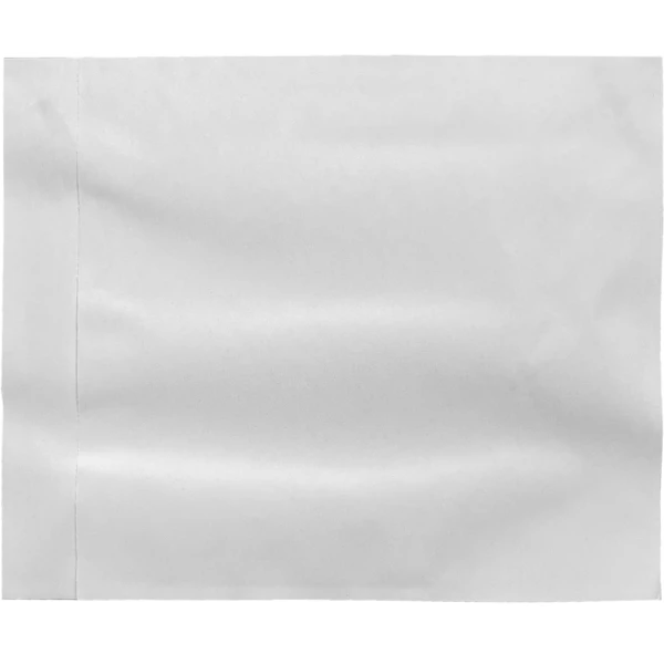 4.5 x 5.5 Clear Packing List Envelope Back Back of 4 1/2 x 5 1/2 Packing Envelope Plain Face Side Loading