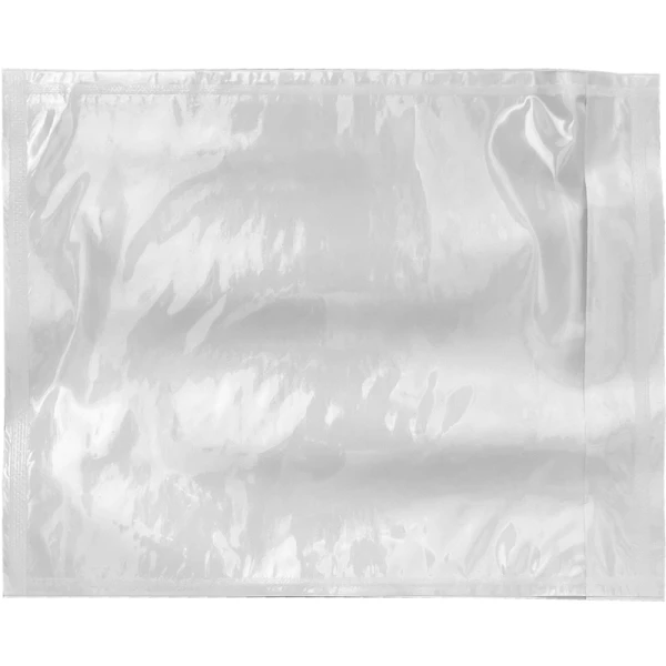 4.5 x 5.5 Clear Packing List Envelope Front Front of 4 1/2 x 5 1/2 Packing Envelope Plain Face Side Loading