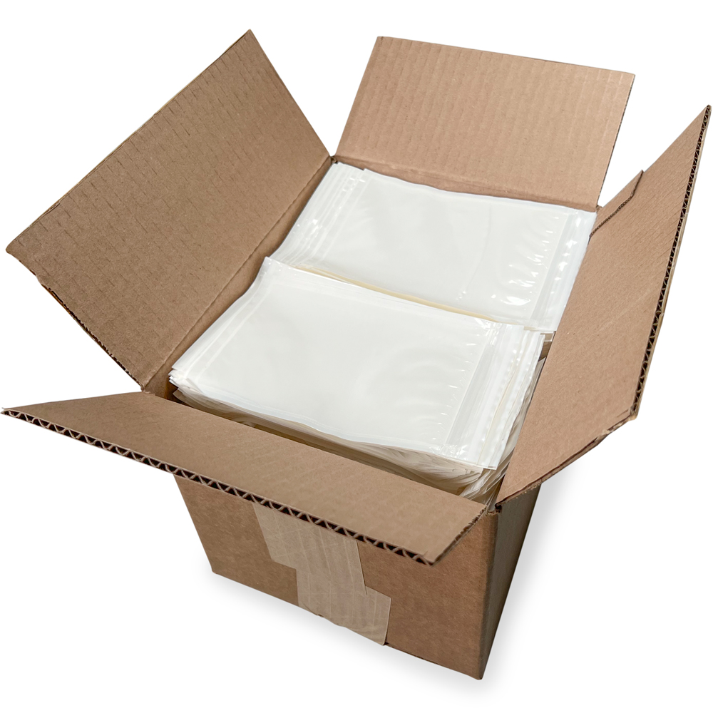 Case of 4x6 Adhesive Backed Reclosable Zipper Locking Envelope