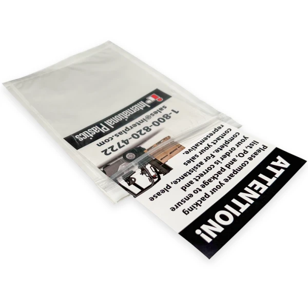 4x6 Adhesive Backed Reclosable Zipper Locking Envelope with Paper 4x6 Adhesive Backed Reclosable Zipper Locking Envelope with Paper Partially Inside