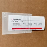 4x6 Adhesive Backed Reclosable Zipper Locking Envelope on Box with Packing List in Bag