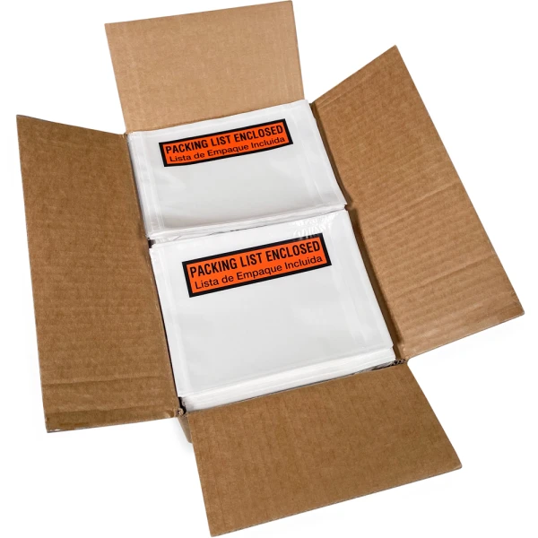 4.5 x 6 Packing List Enclosed Spanish & English Packing List Envelope Case Case of 4.5 x 6 Packing List Enclosed Spanish & English Packing List Envelope