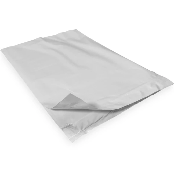 6 x 9 Adhesive Backed Reclosable Zipper Locking Envelope Back Close up of 6 x 9 Adhesive Backed Reclosable Zipper Locking Envelope Adhesive Back