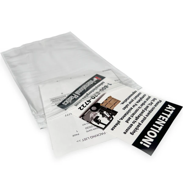 6 x 9 Adhesive Backed Reclosable Zipper Locking Envelope with Paper 6 x 9 Adhesive Backed Reclosable Zipper Locking Envelope with Paper Partially Inside