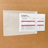 7 x 10 Plain Face Packing List - Side Loading Packing Envelope Adhered to Case