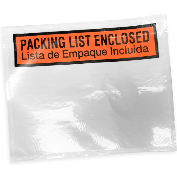 7 x 5.5 Packing List Enclosed Spanish & English Packing List Envelope Physical 7 x 5.5 Packing List Enclosed Spanish & English Packing List Envelope