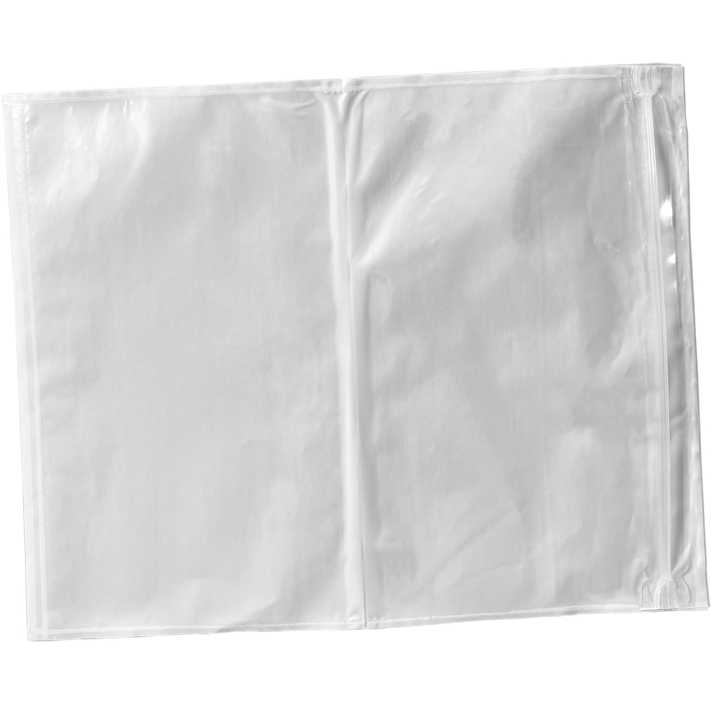 Physical 8 x 10 Adhesive Backed Reclosable Zipper Locking Envelope