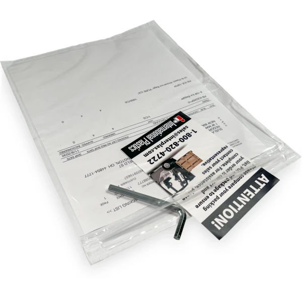 9 x 12 Adhesive Backed Reclosable Zipper Locking Envelope with Paper 9 x 12 Adhesive Backed Reclosable Zipper Locking Envelope with Paper Partially Inside