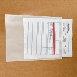 9.5" x 12" Clear Packing List Envelope