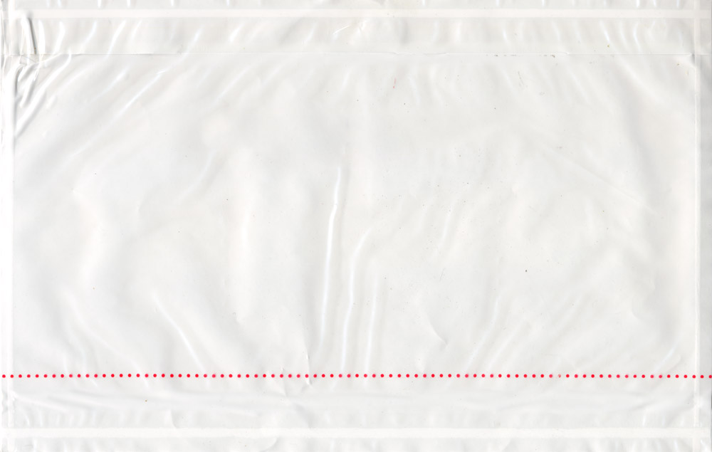 Plain Face Heavy Duty 10.75 x 7 Back Loading Clear 3 Mil Packing List Envelope