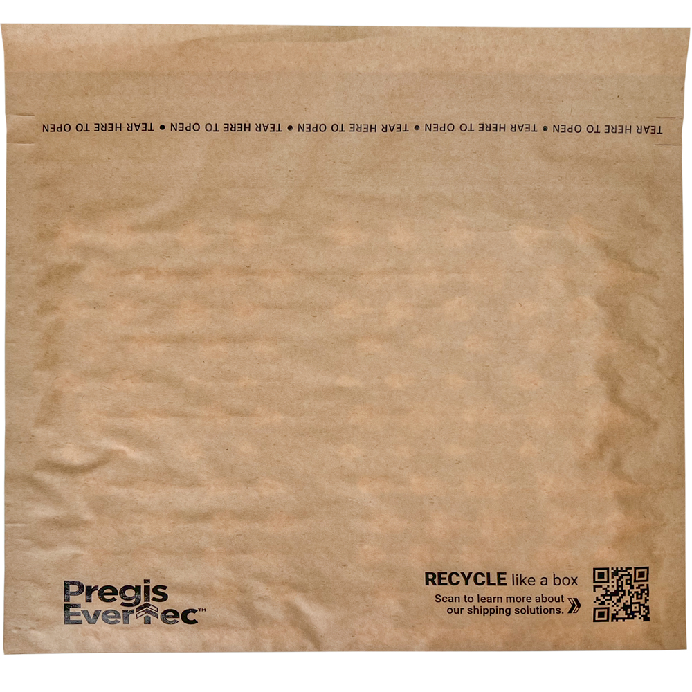 Unsealed Side of 12 x 9 Pregis EverTec Padded Mailer