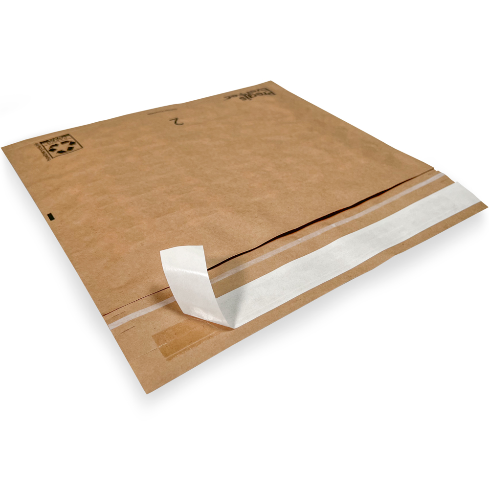 Close up of  12 x 9 Pregis EverTec Padded Mailer Tape
