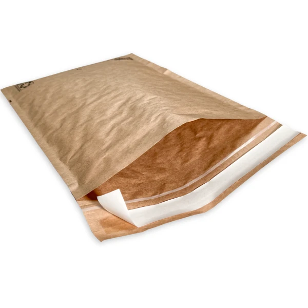 12 x 15 Pregis EverTec Padded Mailer Opening Close up of 12 x 15 Pregis EverTec Padded Mailer Opening