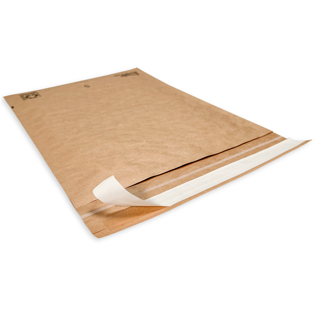 Close up of 12 x 15 Pregis EverTec Padded Mailer Tape