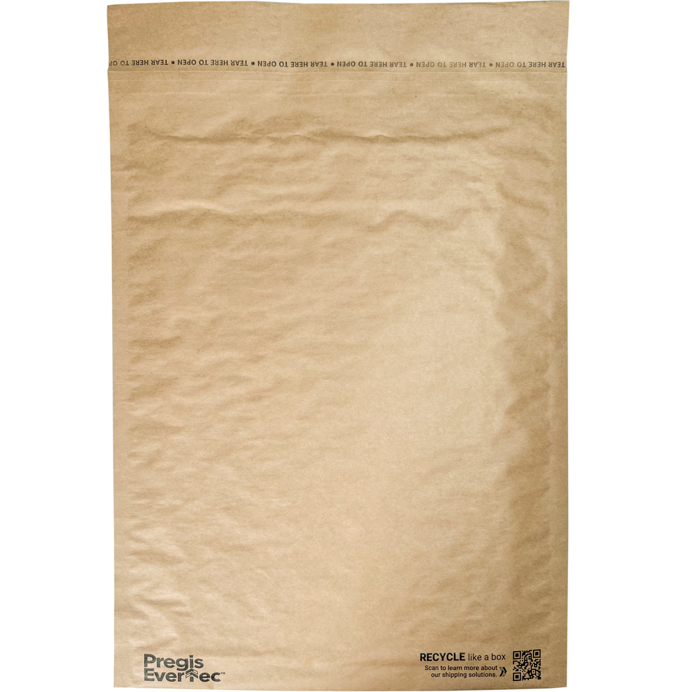 Unsealed Side of 14 x 18 Pregis EverTec Padded Mailer