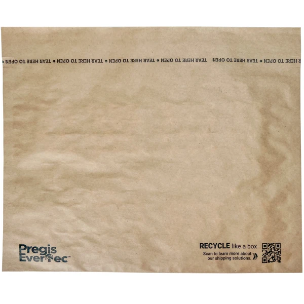 14 x 9 Pregis EverTec Padded Mailer Unsealed Side Unsealed Side of 14 x 9 Pregis EverTec Padded Mailer