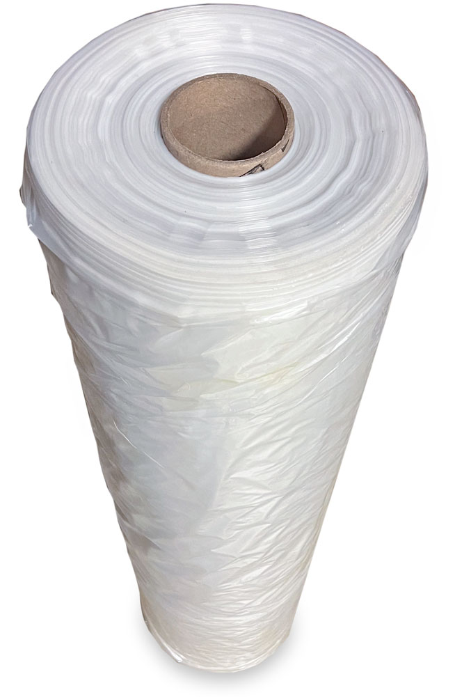 Roll of 1.5 Mil Plastic Pallet Covers 42 x 26 x 63