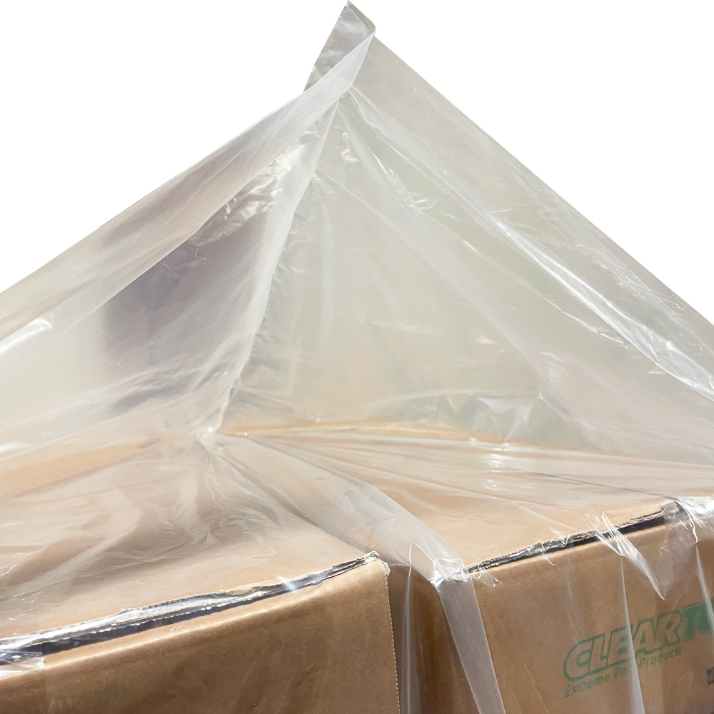 50 x 49 x 110 2 Mil Pallet Covers View of Gusset