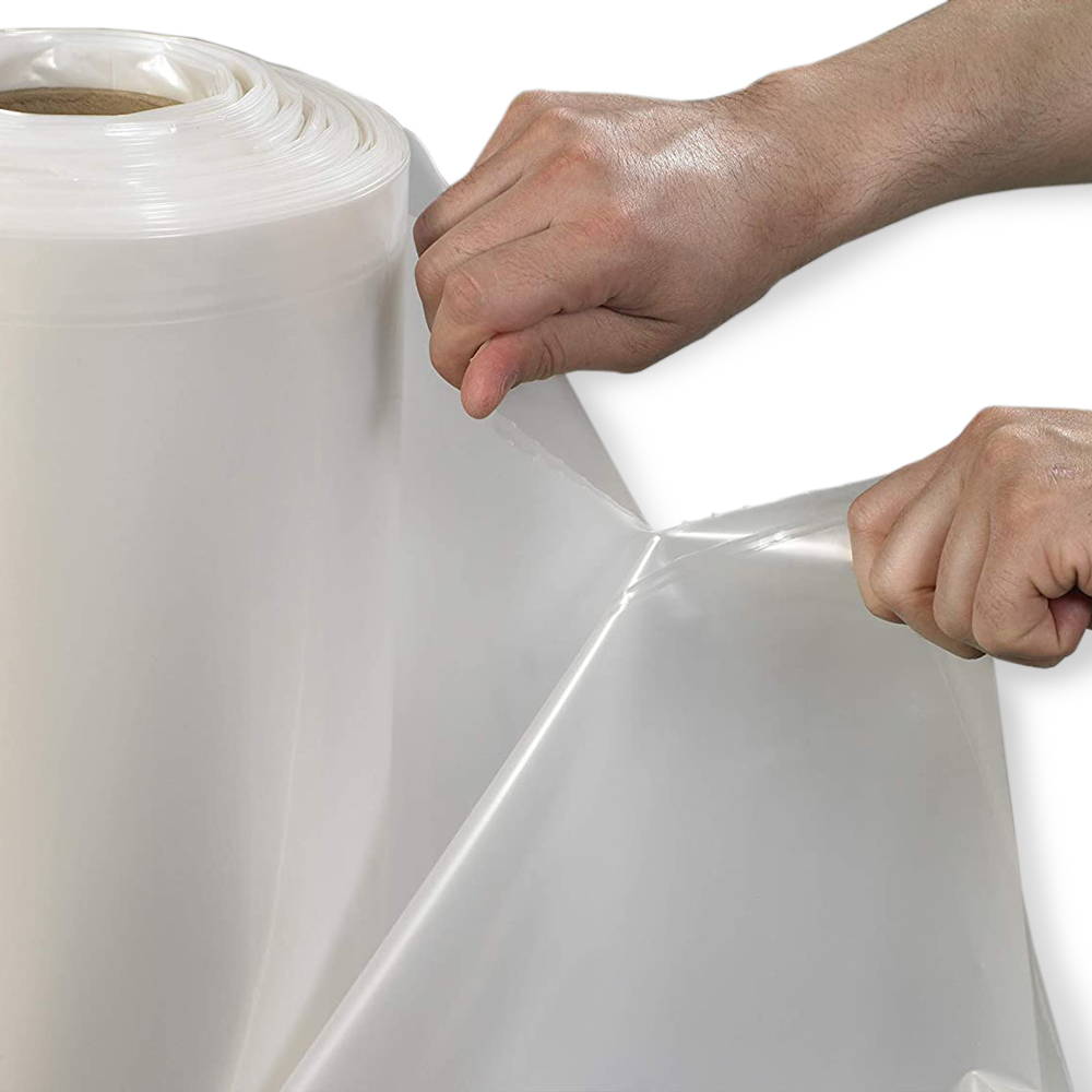 51 x 49 x 85 4 Mil Clear Pallet Covers Perforated on Roll