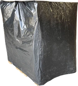 51" x 49" x 85" 2 Mil Black UVI/UVA Pallet Covers