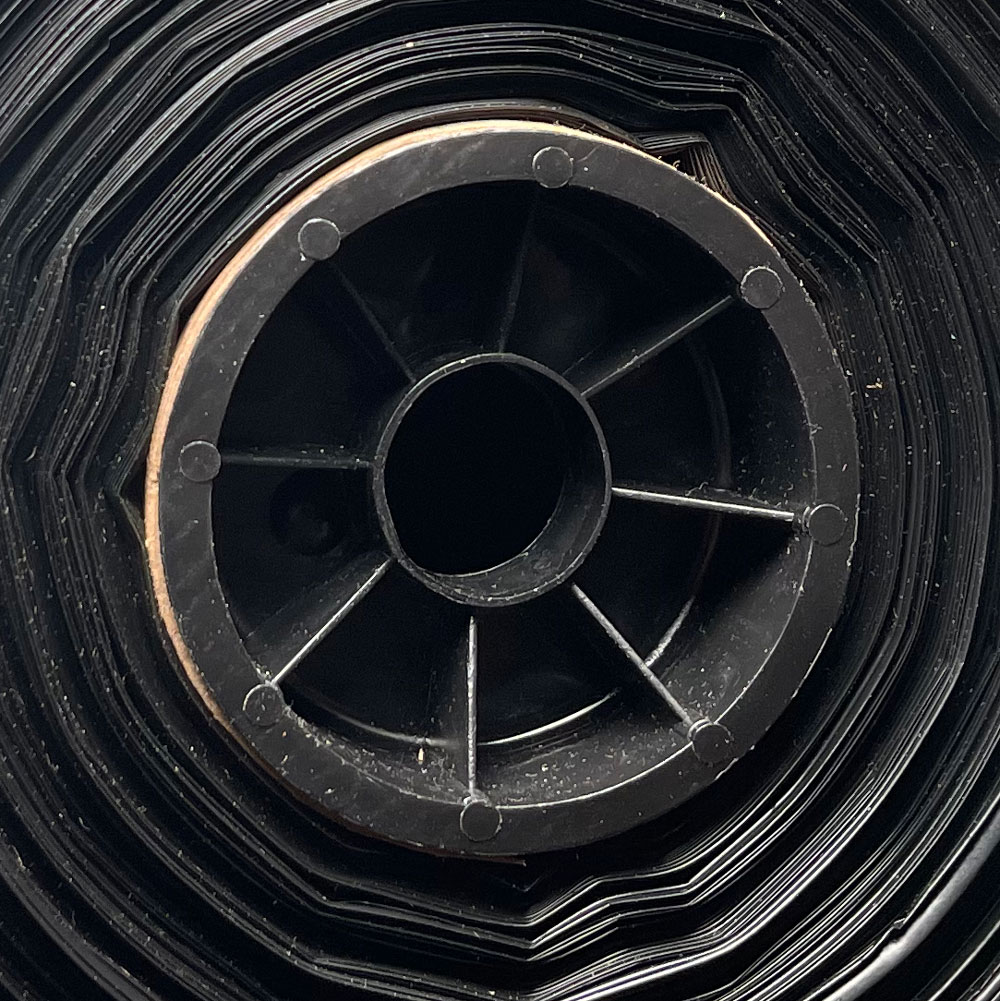 51x49x85 2 Mil Black UVI-UVA Pallet Covers on 3 Inch Core